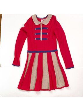 Mini Boden Red Nutcracker Soldier Dress, Size 11/12